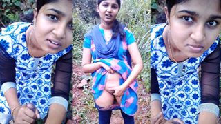 Tamil Teen Babe Outdoor – Rubbing Pussy With BF Nude HD