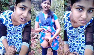 Tamil Teen Babe Outdoor – Rubbing Pussy With BF Nude HD